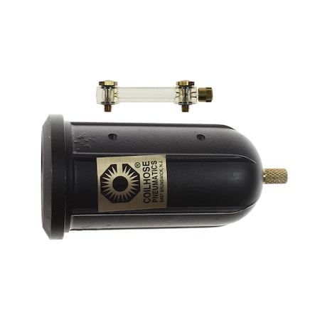 Coilhose Pneumatics 1/4" & 3/8" Filter Metal Bowl w/Drain Cock 8823-41M